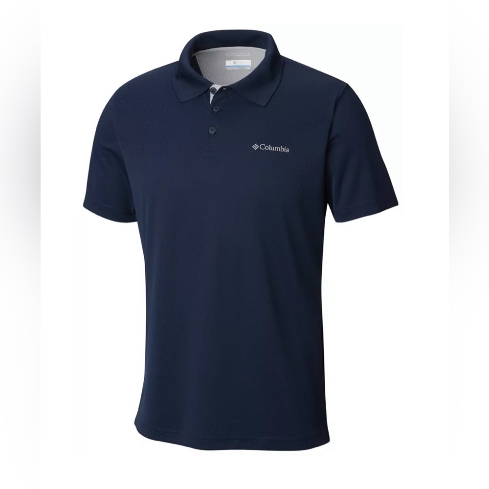 Columbia Men's Utilizer Golf Polo in Dark Blue Size XL